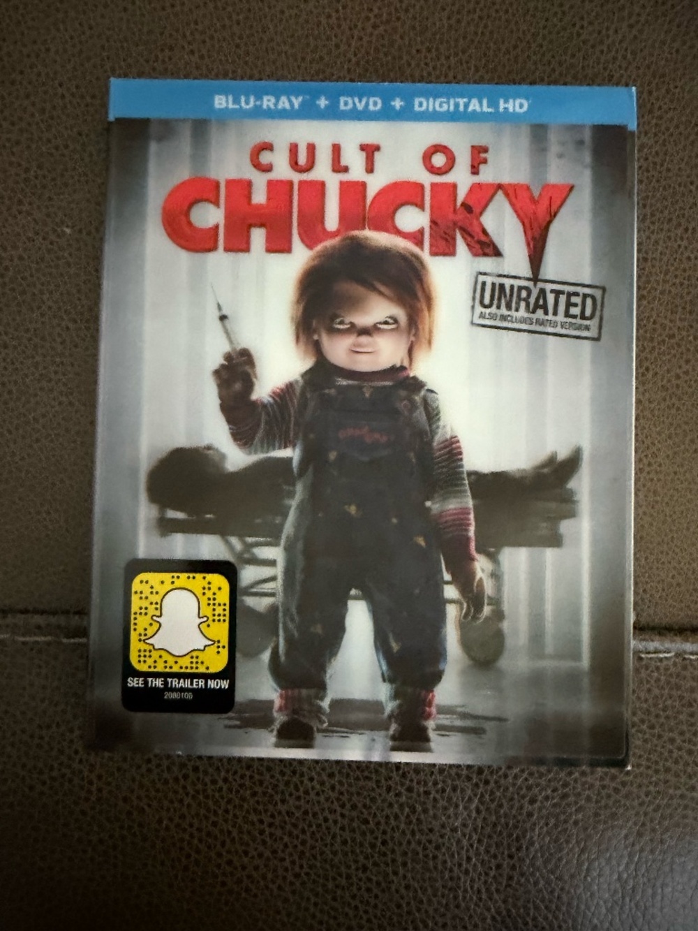 Cult of Chucky Unrated Blu-ray + DVD + Digital HD Sealed with Slipcover